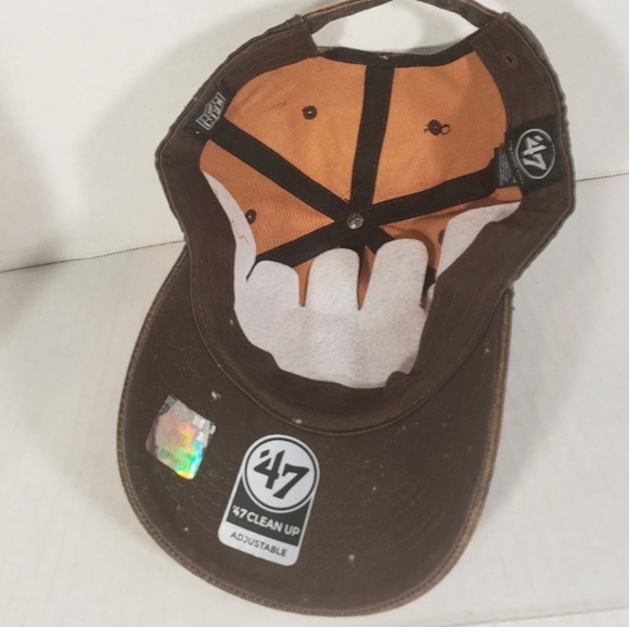 NWT Men's New Orleans Saints '47 Cleanup Distressed Adjustable Hat - Picture 4 of 5